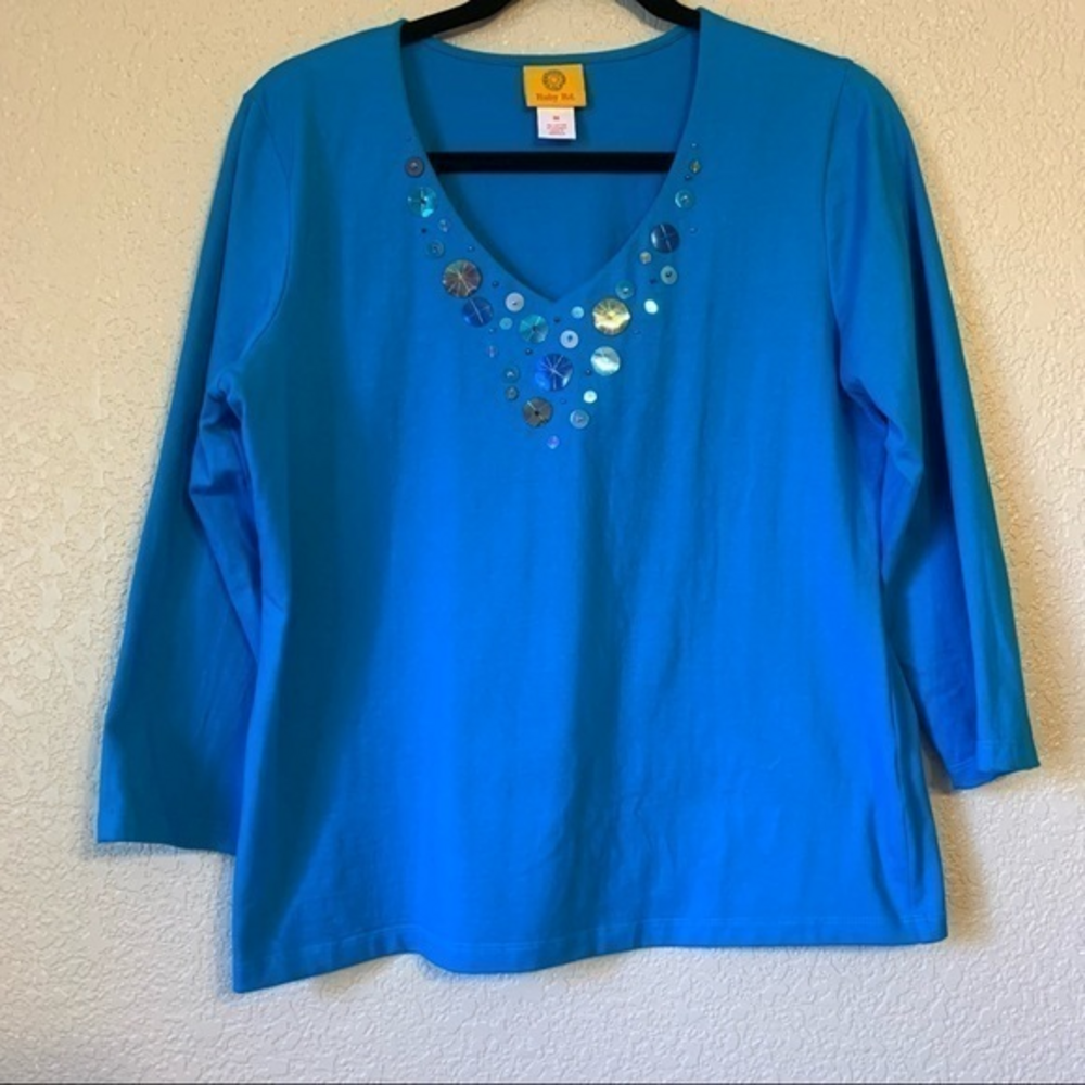 Ruby Rd. Embellished Top‎